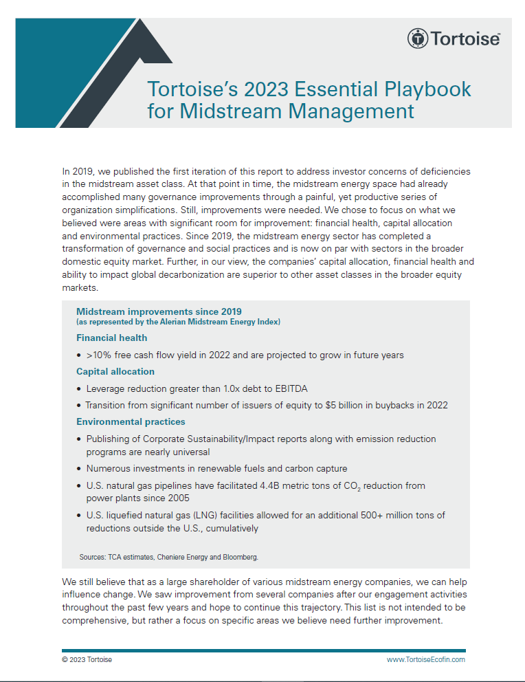 2023 Essential Playbook for Midstream Management 